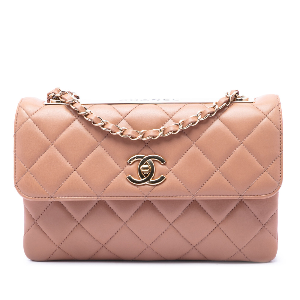 Pre-Loved Chanel Medium Quilted Lambskin Trendy CC Flap